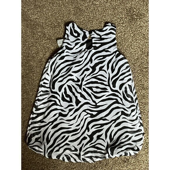 Vintage Health Tex Zebra Print Bubble Dress‎ Size 3T - Picture 3 of 5